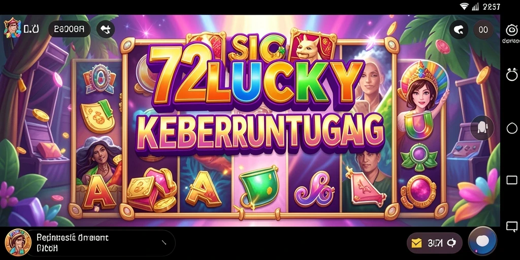 Pengalaman bermain game slot 72LUCKY yang mendebarkan.
