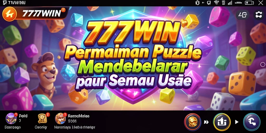 Tampilan gameplay mendebarkan dari 777WIN dengan tantangan Puzzle yang menarik.