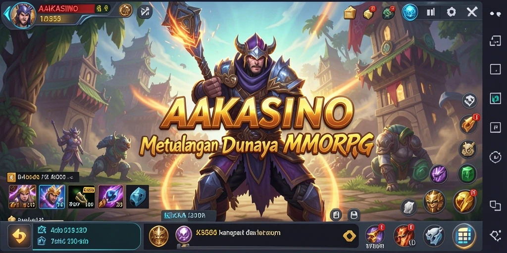 Gameplay seru AAKASINO di dunia MMORPG yang menawan.