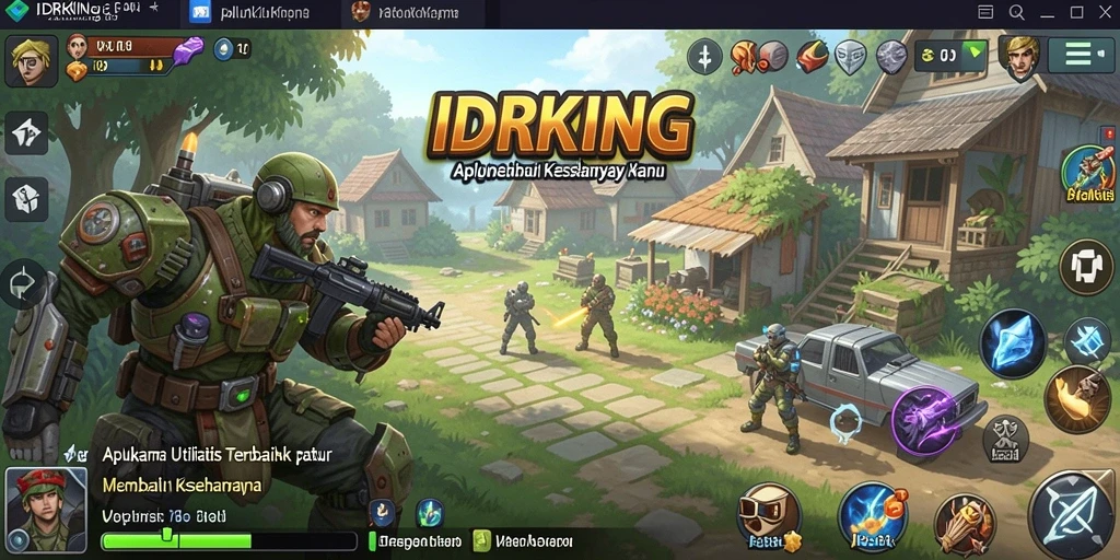Tampilan antarmuka IDRKING yang intuitif dan mudah digunakan.