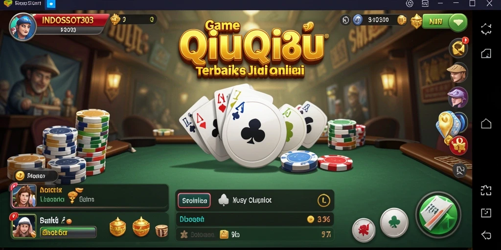 Tampilan gameplay QiuQiu yang menarik dan dinamis di INDOSLOT303.
