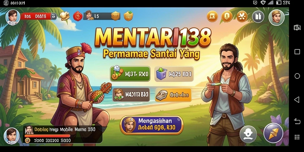 Tampilan screenshot dari gameplay santai di MENTARI138.