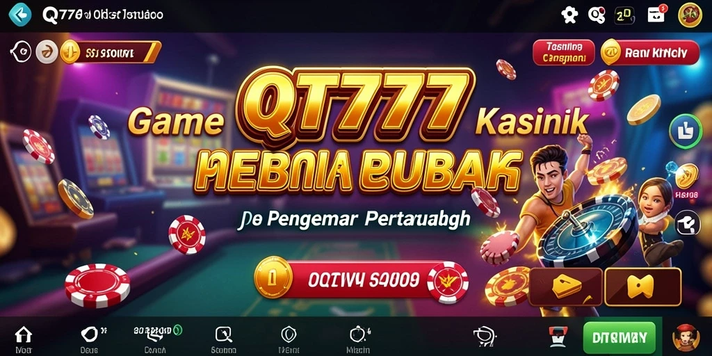 Tampilan permainan Kasino yang menarik dan mendebarkan.